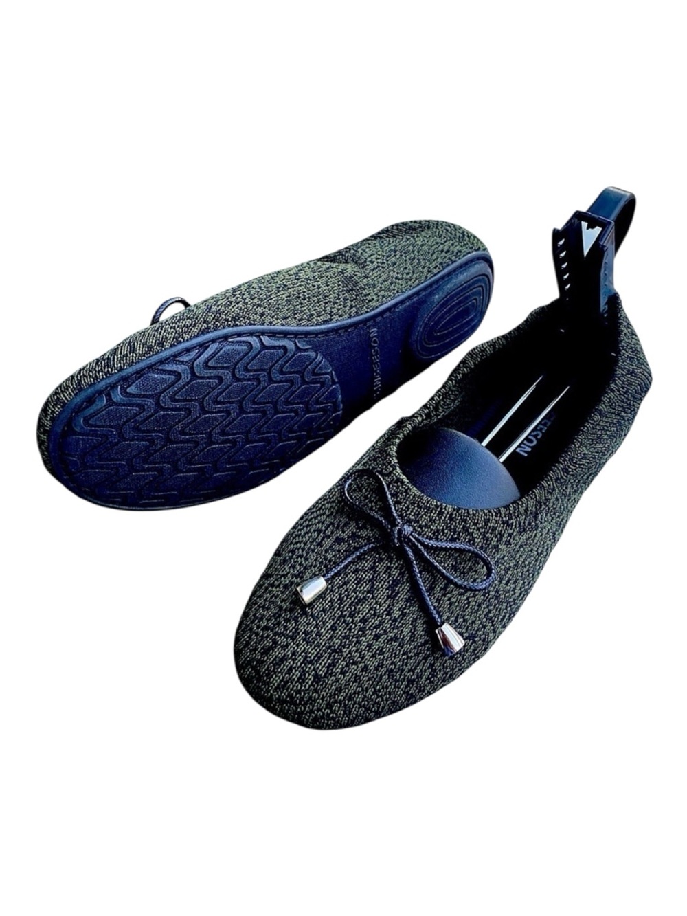 Knit Ballet Flats Green Women’s Size 8 NWT Travel Casual Slip O…Balletcore Goth